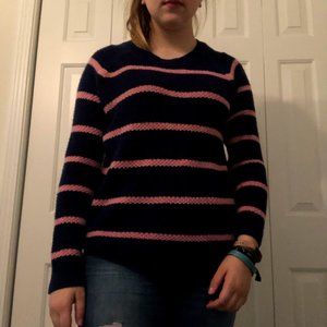 Old Navy Blue And Pink Sweater